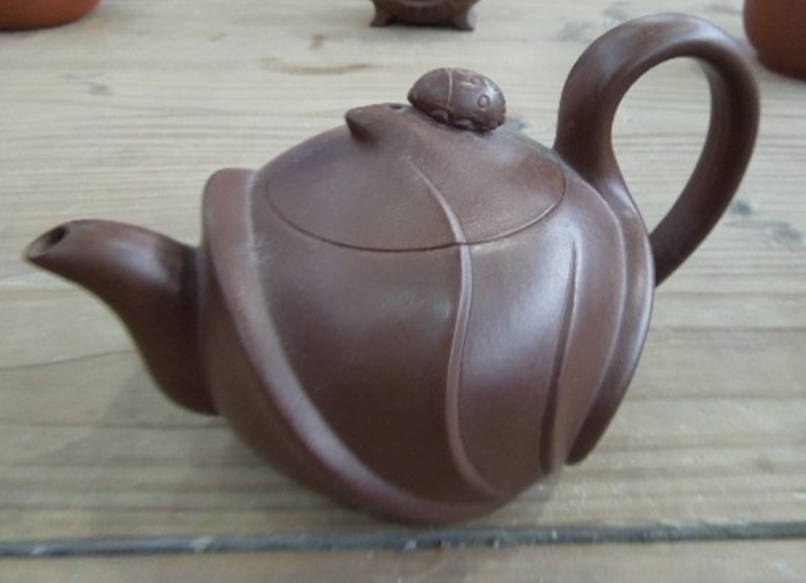 A hand made Yi Xing teapot.