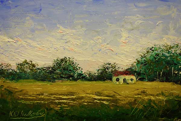 Kevin O’Halloran, Dog Grounds Orchard Hills, 2015, Oil on canvas